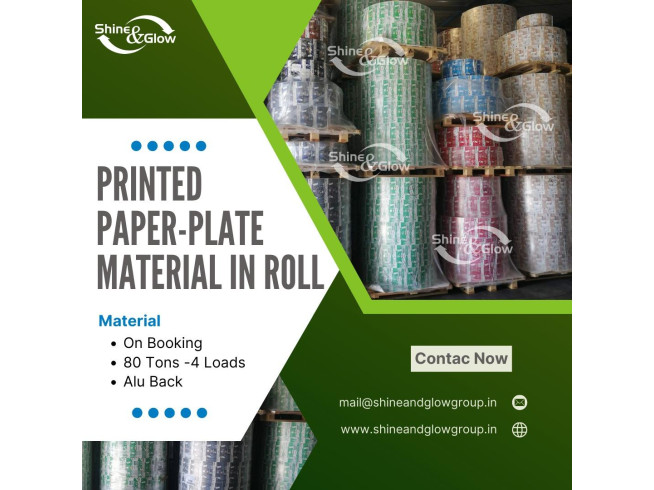 Printed Paper Plate Raw Material