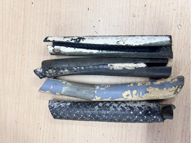 pvc scrap Soft black contaminated